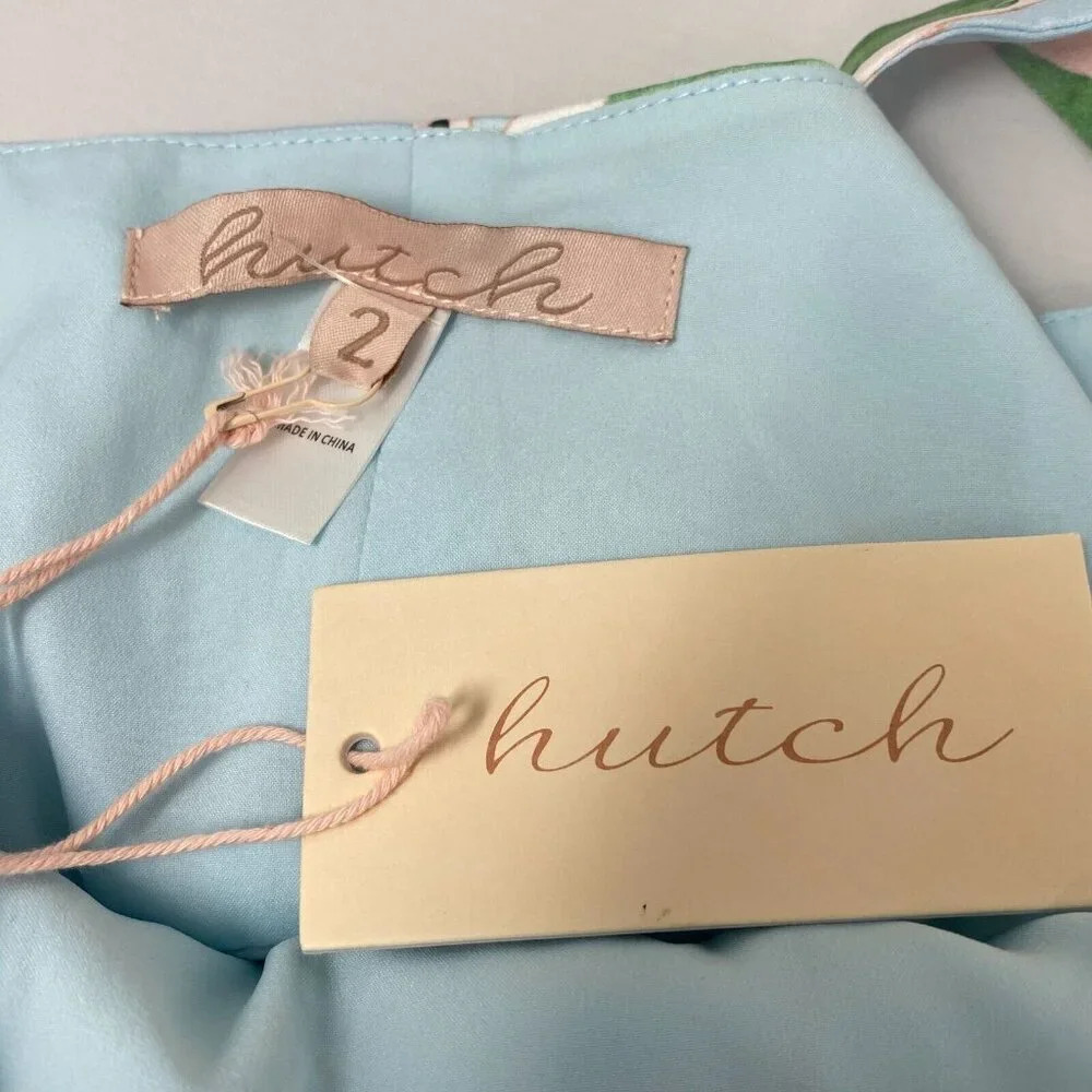 Anthropologie Hutch Mariah Tiered Tulle Sweetheart Column Gown 2 NWT $260 - Picture 8 of 12